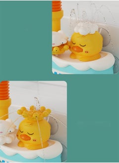 LO.BABY.VE Sunflower Bath Duck Shower Baby Water Toy Little Yellow Duck Spray Shower Bath Toy  - Image 5