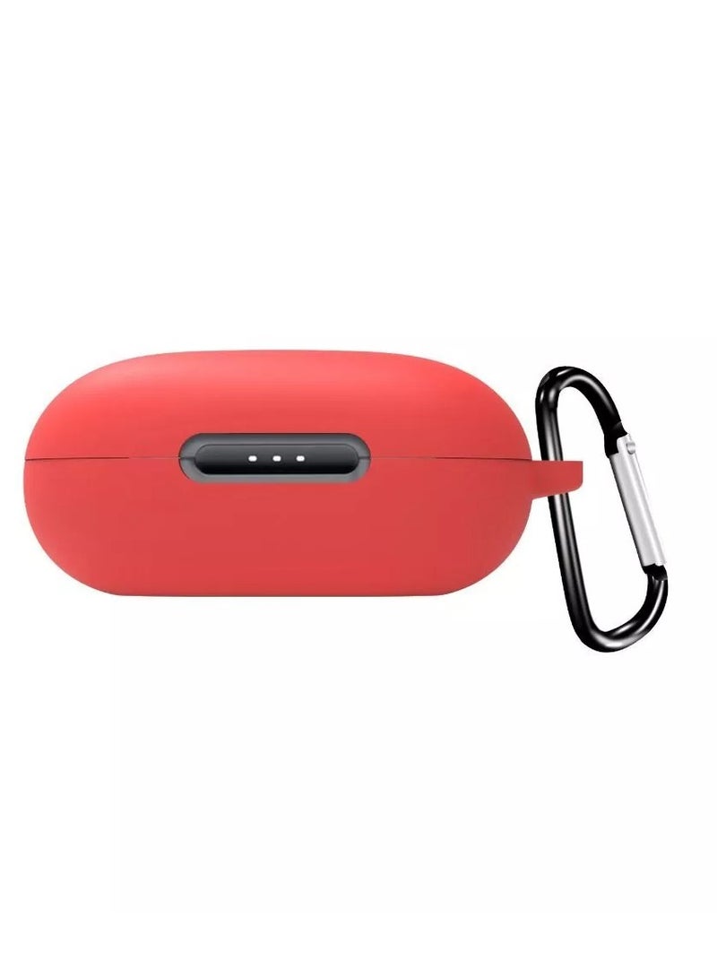 Earphone Protective Case Suitable For Anker Soundcore A40 Cover Shockproof Shell Washable Silicone Housing Anti Dust Sleeve Frame (Red) 