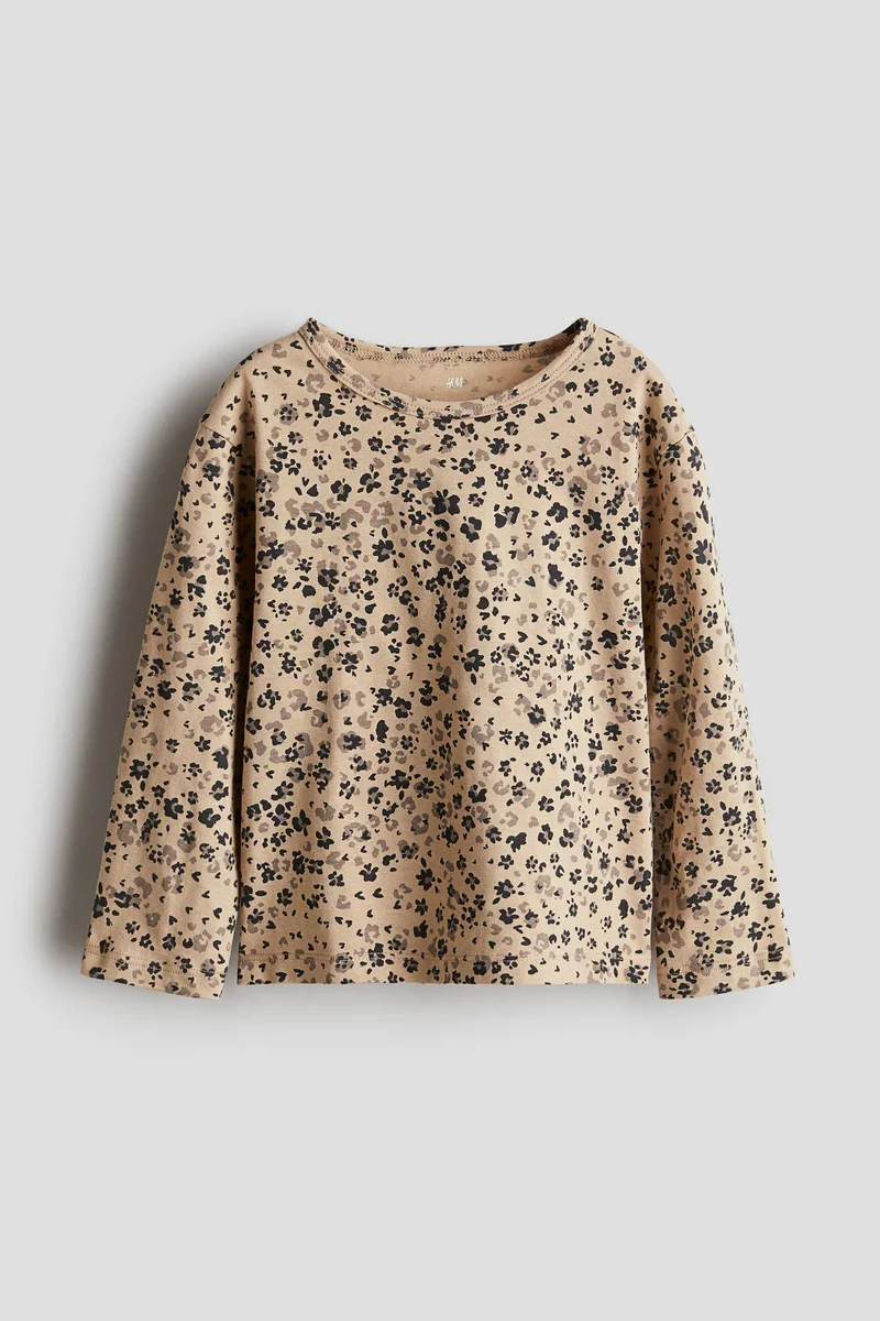 H&M Printed cotton top