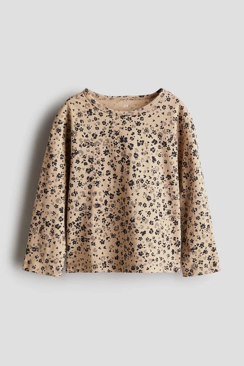 H&M Printed cotton top
