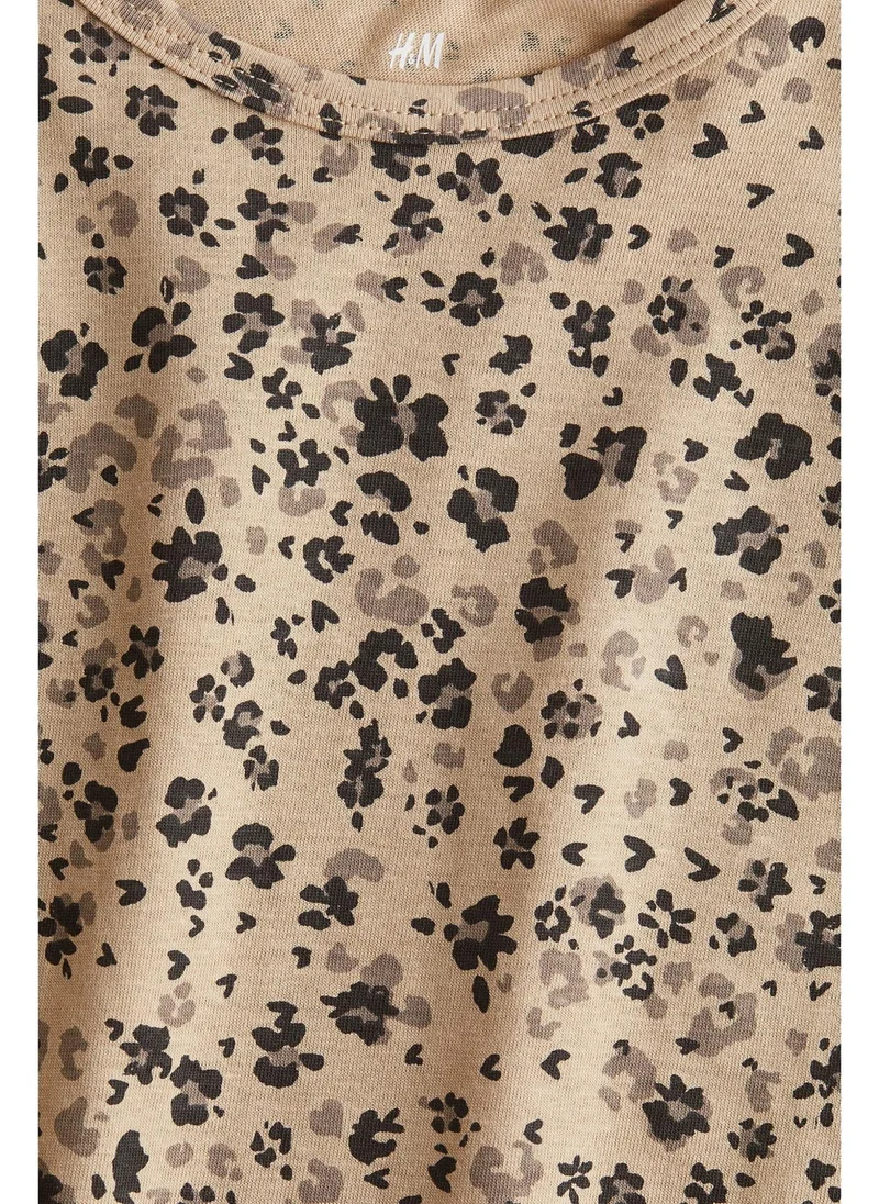 H&M Printed cotton top