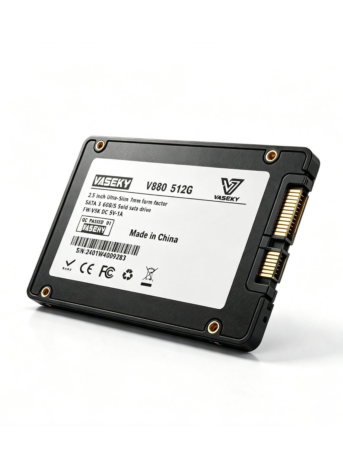 فاسيكي Vaseky Ssd 2 5 SATA3 Internal Solid State Drive 512GB
