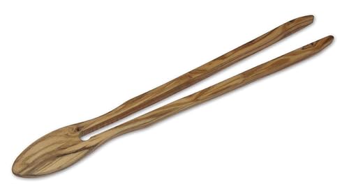 Berard Olive-Wood Handcrafted Toast Tongs - Image 2