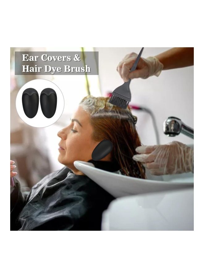 نيبمينينت مجموعة فرش ووعاء لصباغة الشعر من 7 قطع أسود - Image 3