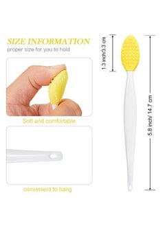 Patelai Silicone Exfoliating Lip Brush Doublesided Lip Brush Soft Cleaning Lip Brush Beauty Tool For Smoother Skin And Fuller Lip Appearance 6 Colors (30)  - Image 4