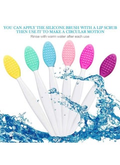 Patelai Silicone Exfoliating Lip Brush Doublesided Lip Brush Soft Cleaning Lip Brush Beauty Tool For Smoother Skin And Fuller Lip Appearance 6 Colors (30)  - Image 5
