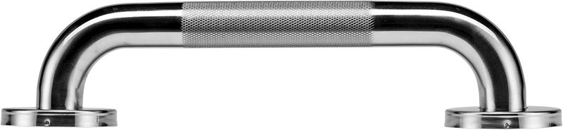 Croydex AP500541 300 mm Safety Support Rail Stainless Steel Grab Bar with AntiSlip Grip for Bathroom Chrome - Image 5
