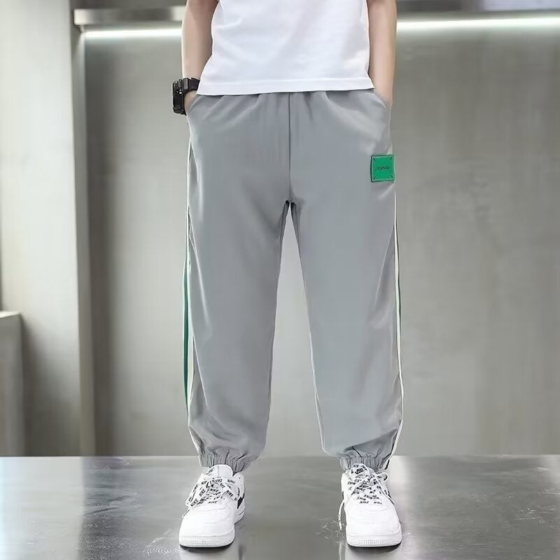 Boys' Summer Clothing Pants, Mosquito-Proof Pants, Children'S Summer Thin Sports Pants, Trendy Summer Style For Older Children - Image 3