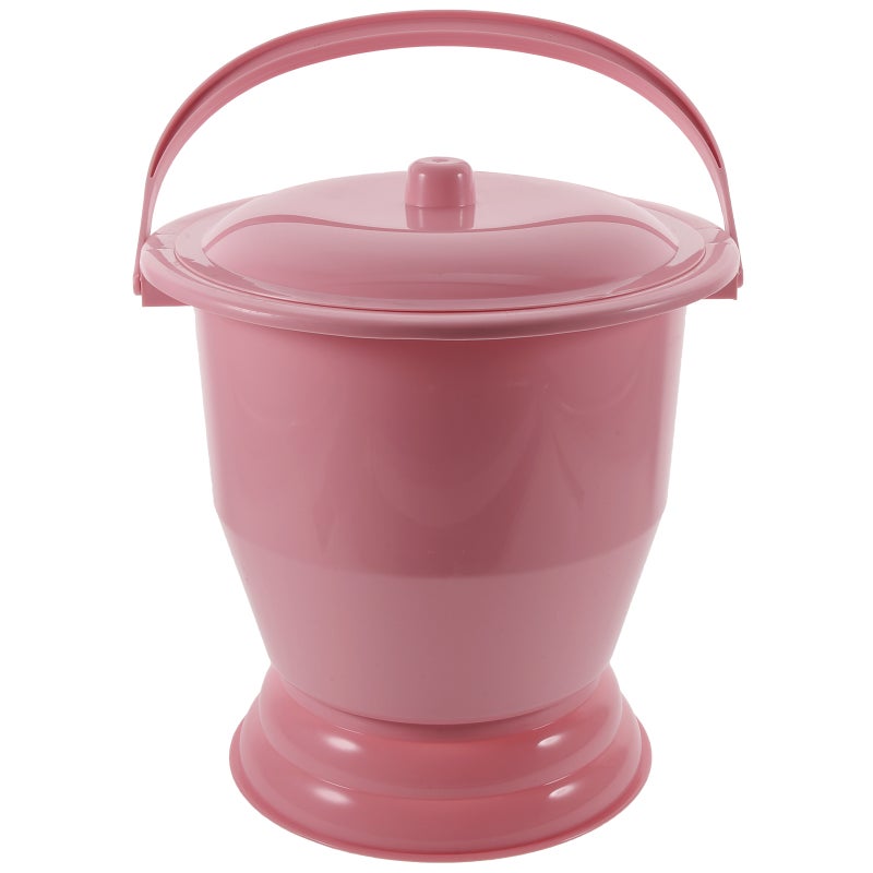 1PC Old People Kid Chamber Pot Home Spittoon with Cover Hand Carry Spittoon - Image 5
