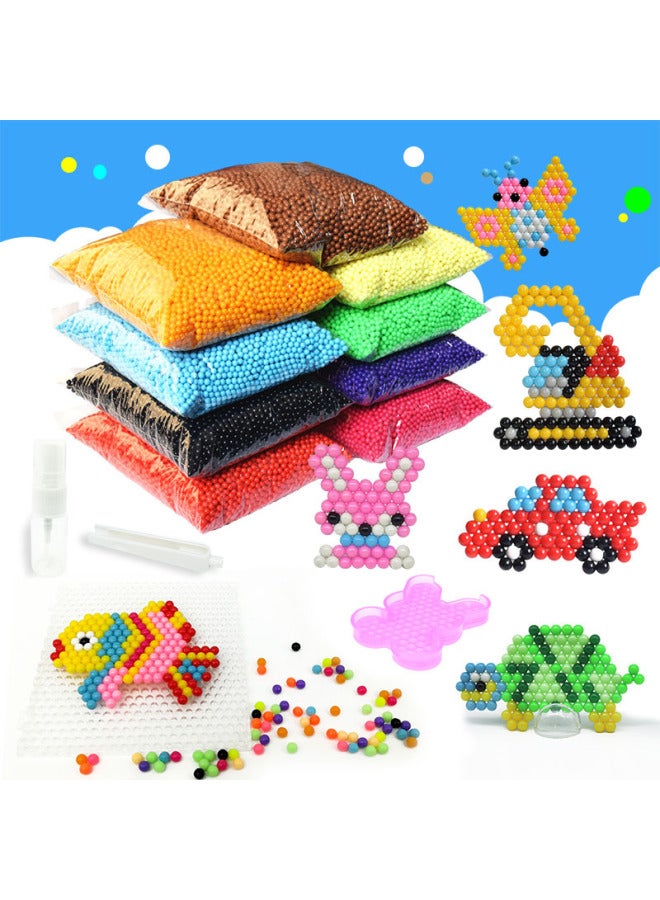 ألعاب تعليمية للأطفال، خرز رذاذ الماء، فاصوليا مائية، مادة يدوية ذاتية الصنع، حزمة مكملة لفاصوليا الماء-اللون: خلط ألوان عشوائية - Image 2