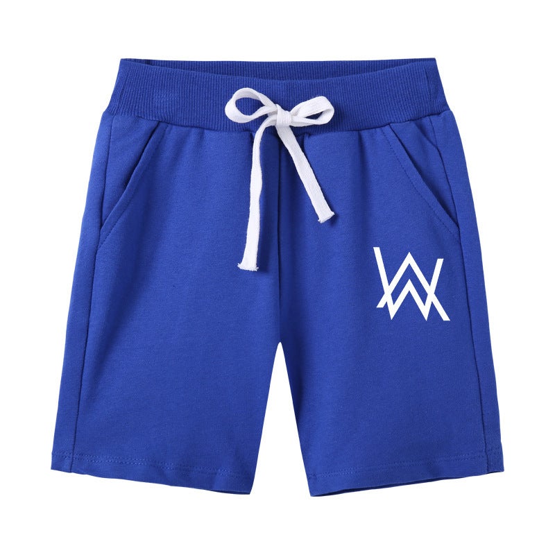 Korean Style Summer Children'S Pants Boys Thin Half Shorts Alan Walker Casual Pants - Image 4