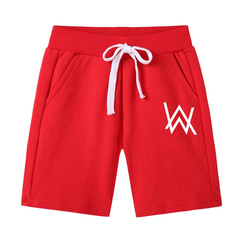 Korean Style Summer Children'S Pants Boys Thin Half Shorts Alan Walker Casual Pants - Image 3