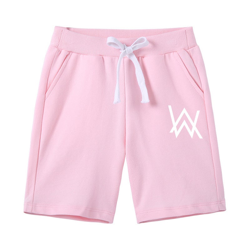 Korean Style Summer Children'S Pants Boys Thin Half Shorts Alan Walker Casual Pants - Image 1