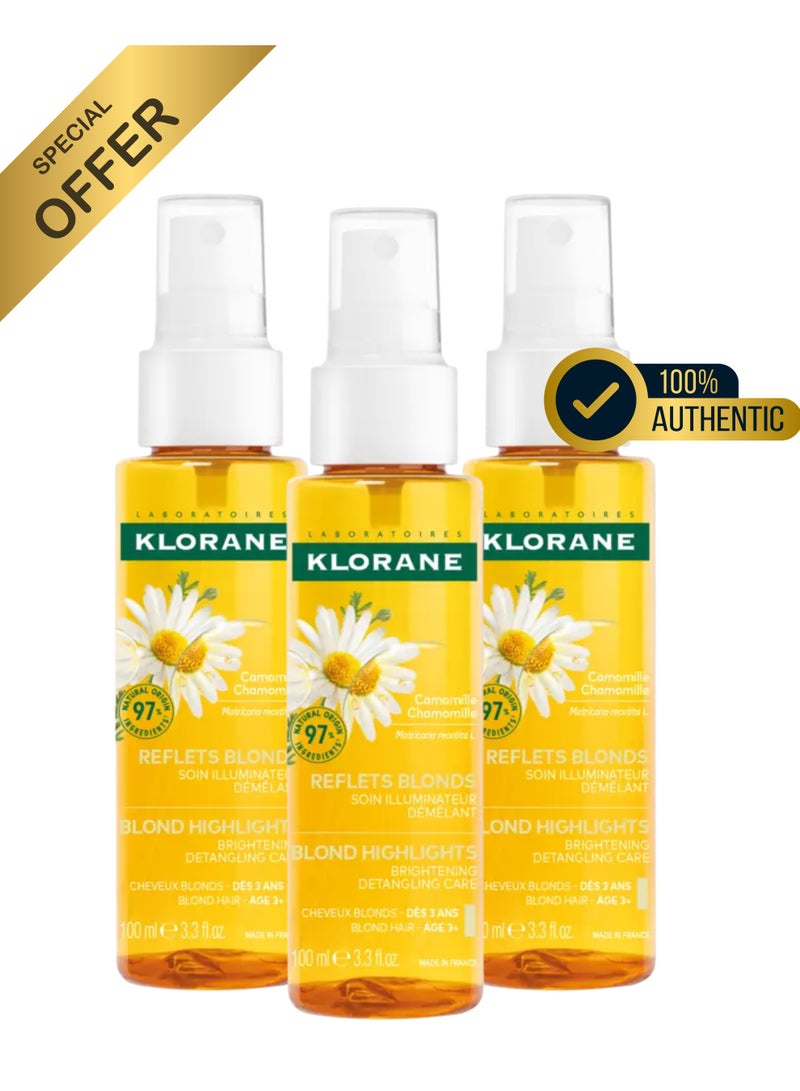 كلوران بخاخ الشعر الأشقر من إلومينا - برائحة البابونج 100 مل(pack of 3) - Image 1