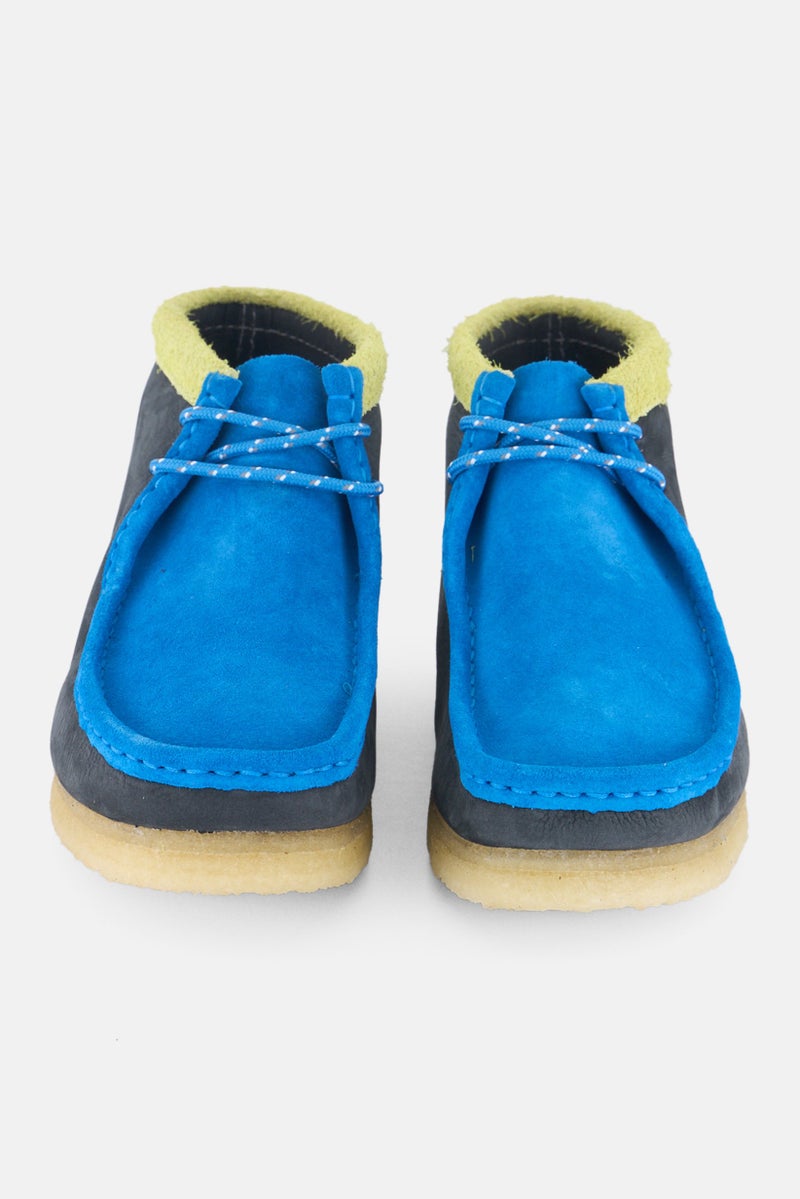 clarks Men Wallabee Lace Up Ankle Boots, Grey - Image 3