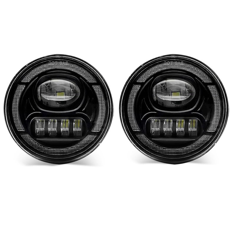 Shocklight LEDDRL Fog Lights fit for 2006 2007 2008 2009 2010 2011 2012 2013 2014 Ford F150 F150 Truck A Pair Front Bumper Driving Fog Lamps wDRL Amber Turn Signal Light Clear Lens