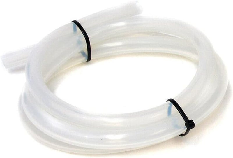 HTSVH2-CLEARx5 Clear 5' Length High Temperature Silicone Vacuum Tubing Hose (60 psi Maxium Pressure, 5/64" ID)