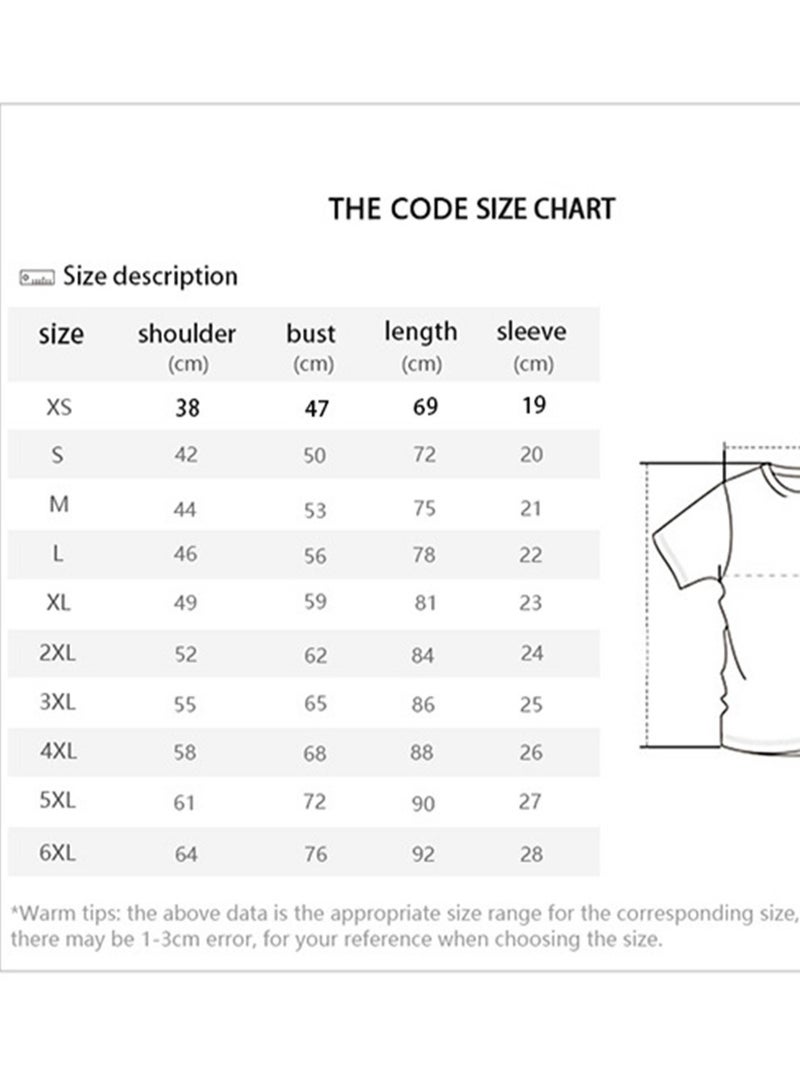 3D Printed T-Shirt Men's High Quality Loose Short Sleeve - Image 2