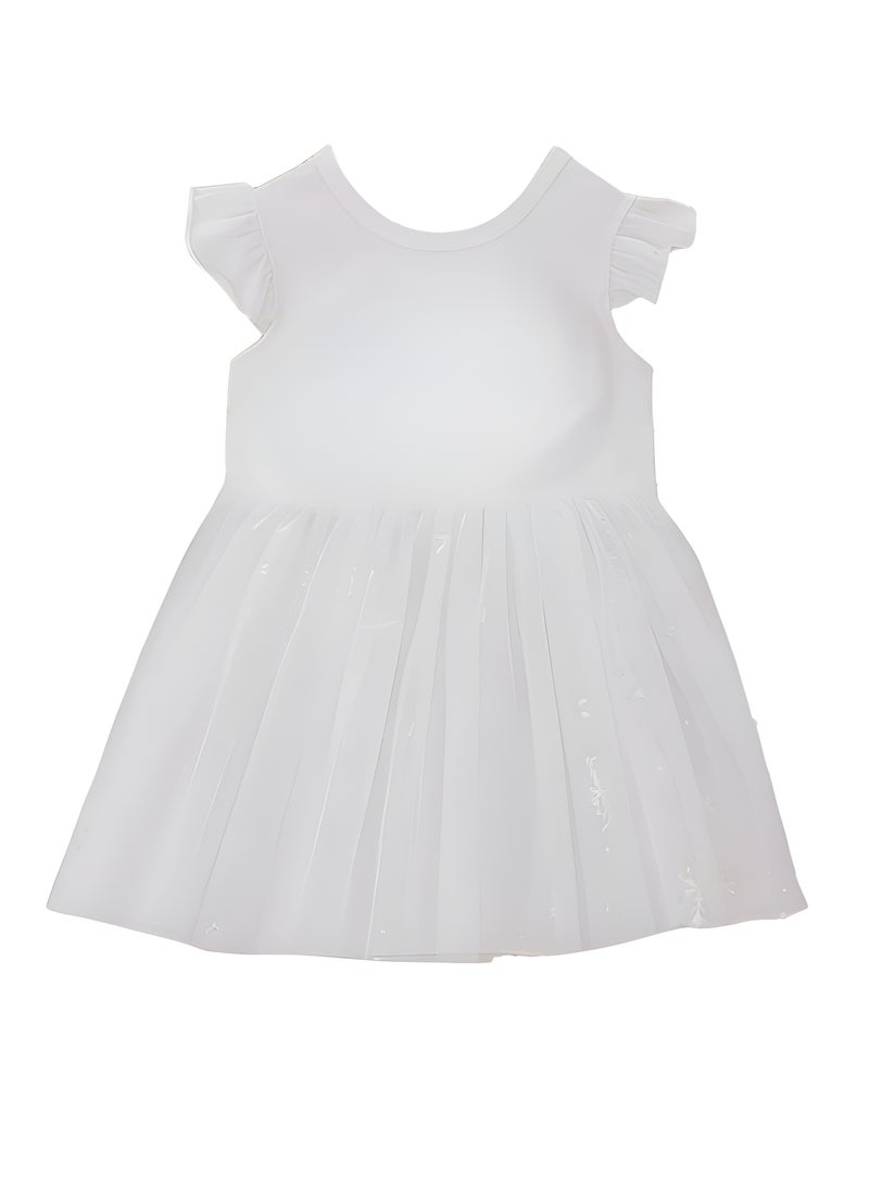 D'Daniela White Tulle Dress - Image 4