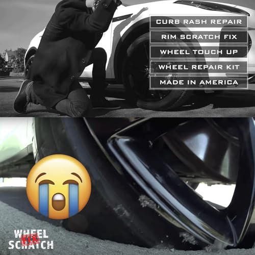 Wheel Scratch Fix Silver Rim Touch Up Paint, Car Wheel Scratch Repair, Wheel Touch Up Paint Pen, curb rash repair, curb rim repair, Rim Alloy Silver Wheel Paint (Light Silver Pen Only) - Image 2