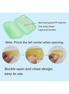 OMEVE 20-Piece Travel Toothbrush Head Covers, Portable Toothbrush Protector Caps Case for Home Outdoor  - Image 4