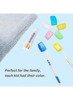 OMEVE 20-Piece Travel Toothbrush Head Covers, Portable Toothbrush Protector Caps Case for Home Outdoor  - Image 5