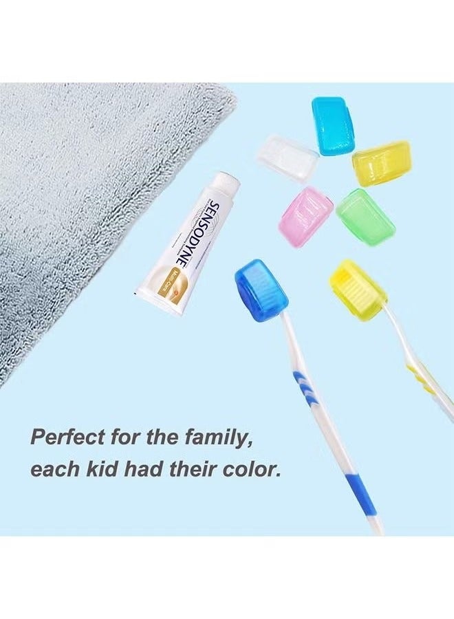 OMEVE 20-Piece Travel Toothbrush Head Covers, Portable Toothbrush Protector Caps Case for Home Outdoor  - Image 5
