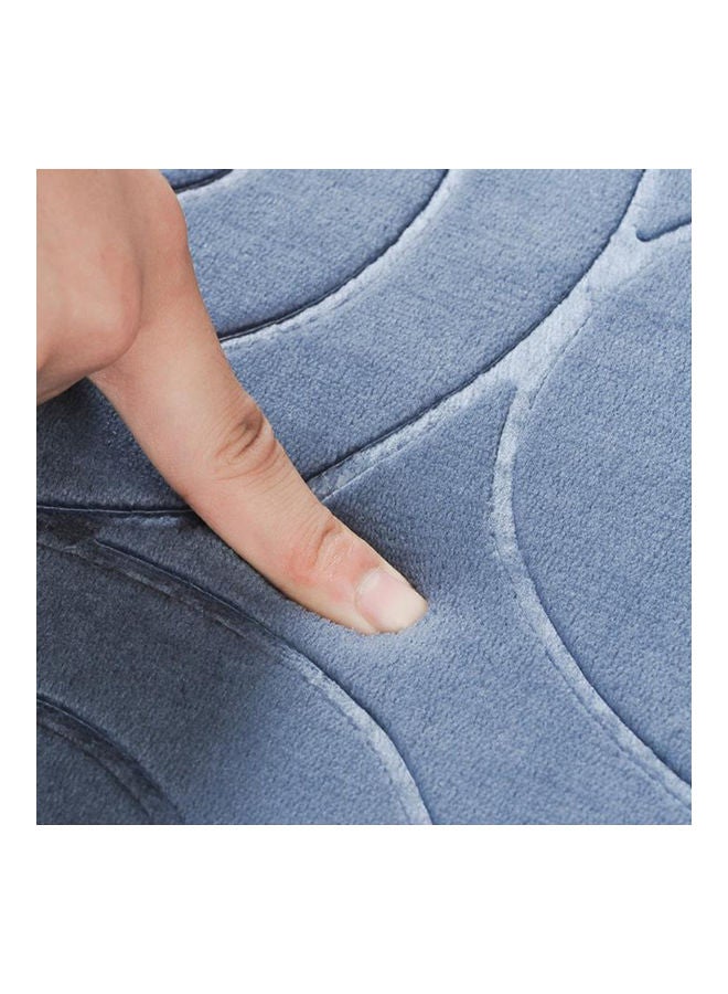 NIBEMINENT 3-Piece Bathroom Mat Grey 50×80cm - Image 4