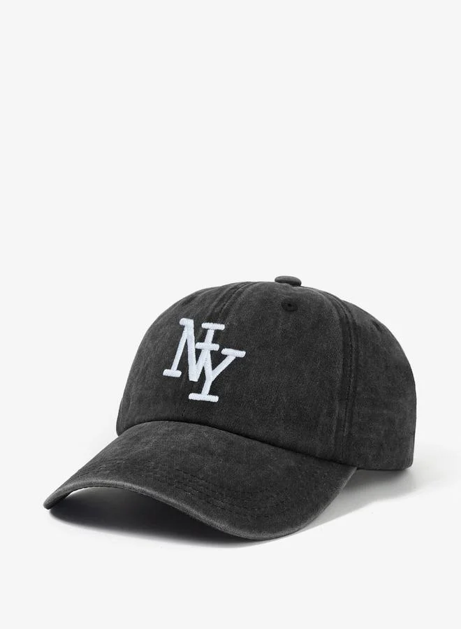 تايك تو قبعة بيسبول مطرزة بطبعة إن واي