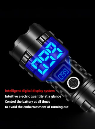 Flashlight Rechargeable Torch Light, 20000 Lumens Flash Light Led flashlights Tactical, XHM77.2 Led Torch Light High Power, USB Handheld Powerful Torches for Camping Hiking Emergency - view 2