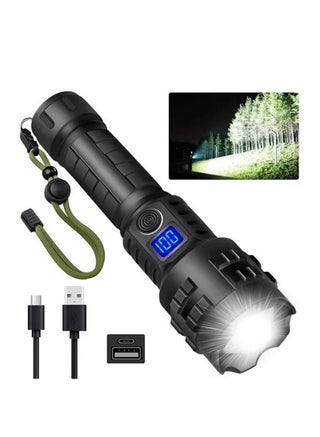 Flashlight Rechargeable Torch Light, 20000 Lumens Flash Light Led flashlights Tactical, XHM77.2 Led Torch Light High Power, USB Handheld Powerful Torches for Camping Hiking Emergency - view 5