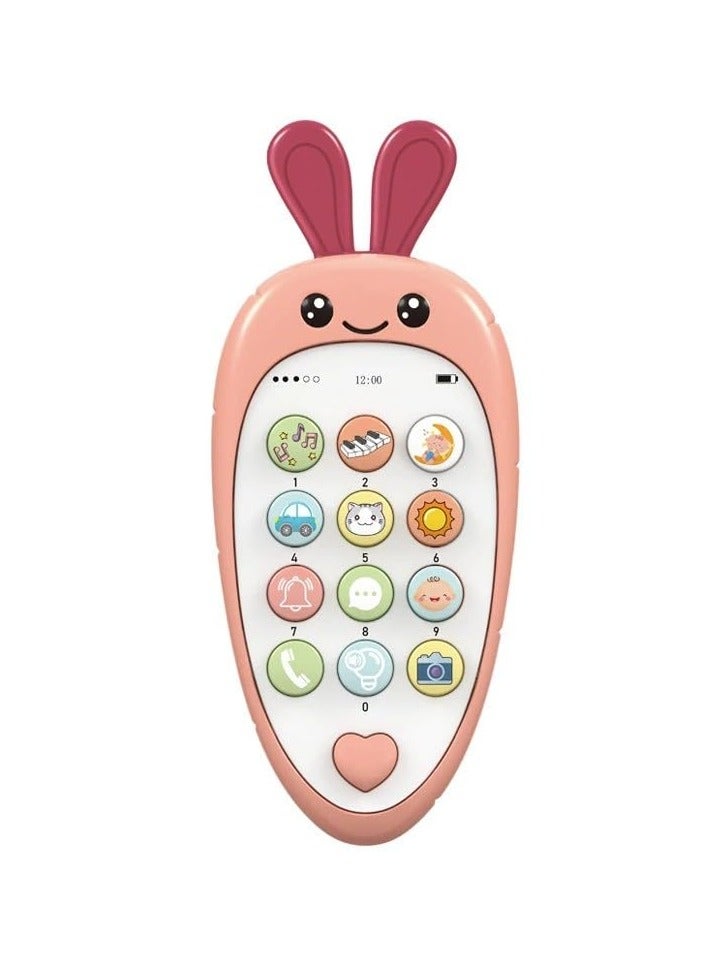 Musical Phone Toy with Teether for Baby - Image 1
