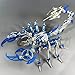 OreilleStar 3D Metal Scorpion Puzzles for Adults 3D Puzzles Metal Model Kits to Build DIY Assembly Mechanical Puzzle Building Block Toys with Tool Brain Teaser Craft for Home Decor Metal ScorpionBlue - Image 2