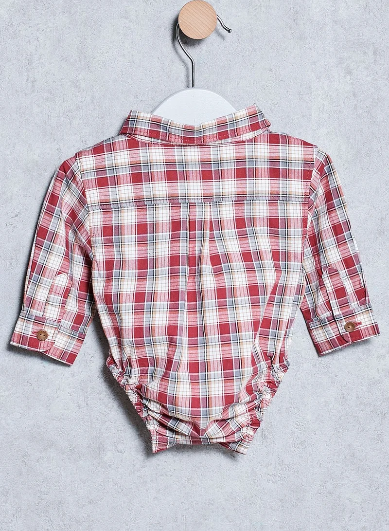GYMBOREE Infant Plaid Shirt