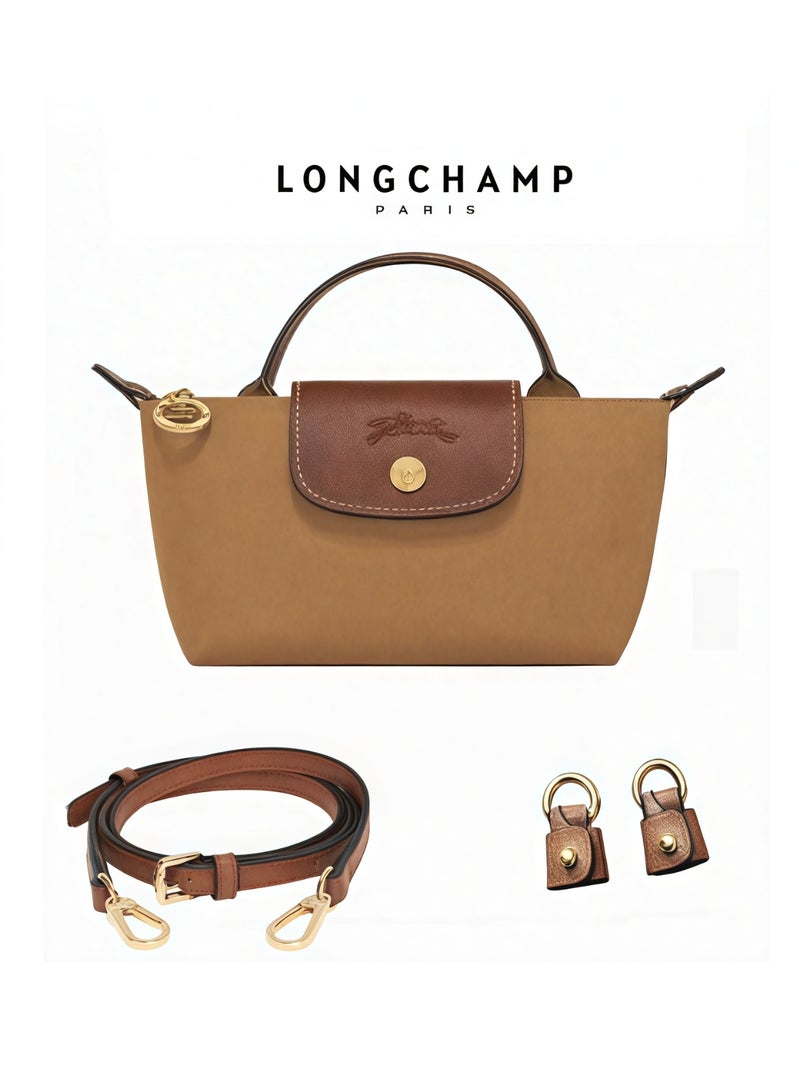 Longchamp French Longchamp Women's fashion versatile mini makeup bag handbag shoulder bag handheld small bag Mini Space Saver Bag - Image 1