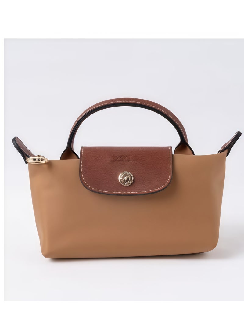 Longchamp French Longchamp Women's fashion versatile mini makeup bag handbag shoulder bag handheld small bag Mini Space Saver Bag - Image 3
