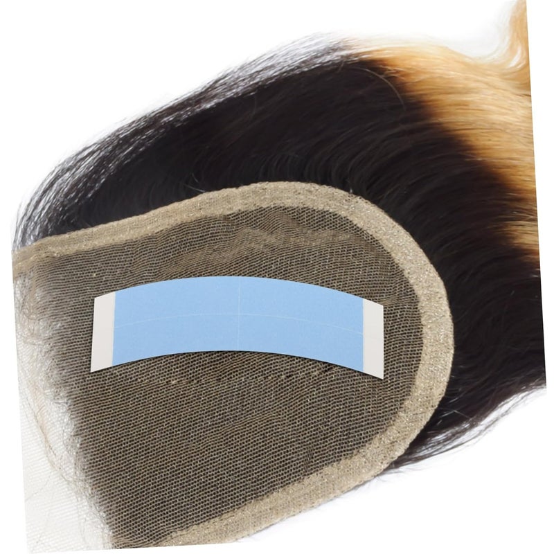 NOLITOY 48pcs Lace Front Wig Tapes Wig Glue Adhesive Strips Double Sided Invisible Tape Oil Resistant Hair Glue Easy to Apply - Image 4