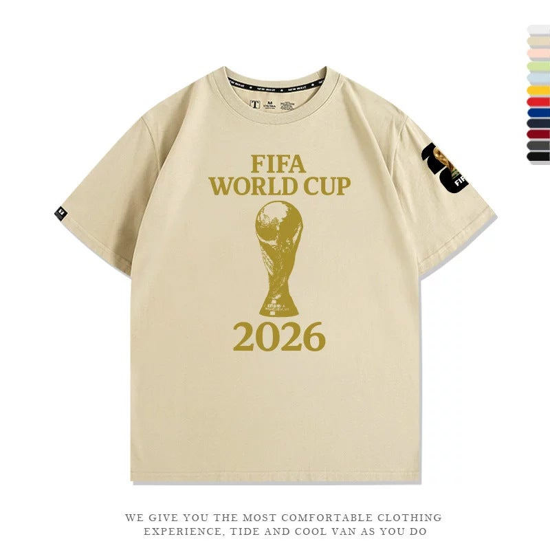 FIFA 2026 FIFA World Cup Fan T-Shirt - Cotton Short Sleeve  Tee - Image 1