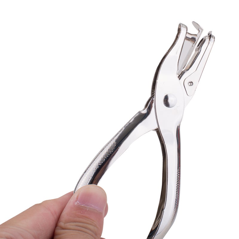 Deli E0114 One-Hole Paper Punch, 8-Sheet Capacity, 6mm Hole, Silver - Image 4