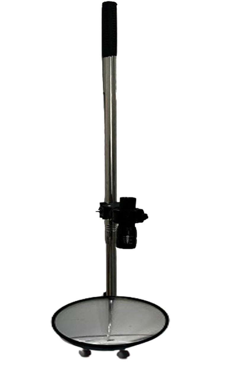 WYATT Under Vehicle Inspection Security Mirror With Stainless Steel Telescoping Rod With Caster Wheels polymer Lens - Image 1