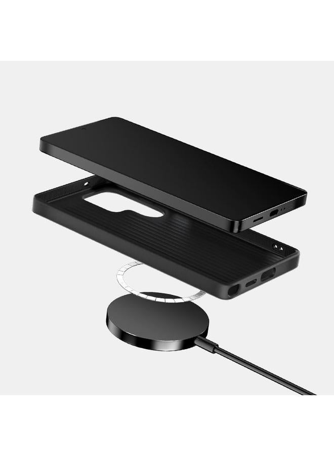 S-TOP Case For Samsung Galaxy S24 FE 5G ABEEL Ruyi Pattern 6D Micro Relief MagSafe Leather Phone Case - Image 5