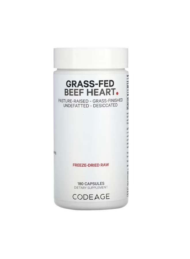 كوديدج GrassFed  Beef Heart Pasture Raised 180 Capsules - Image 1