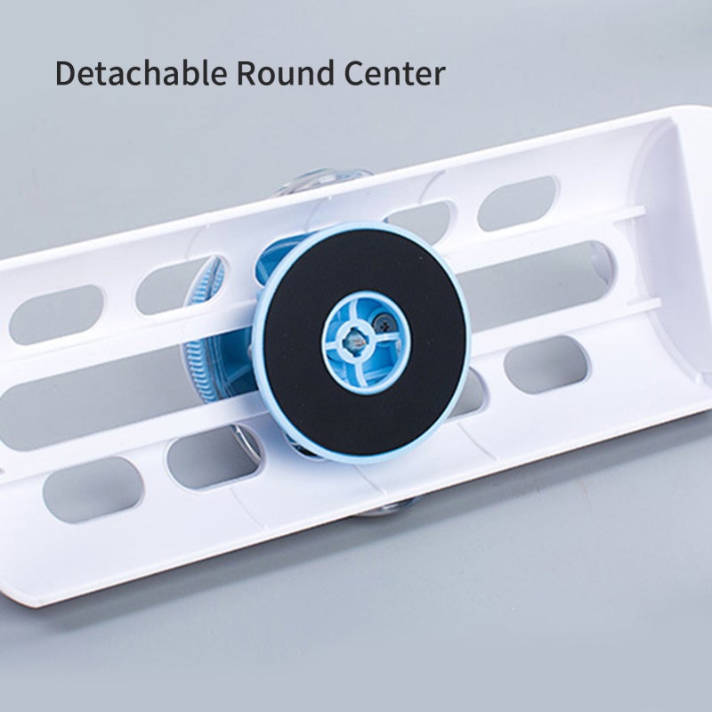 Circular Paper Cutter: White Premium Steel Sharp Blade, Adjustable Φ8~30cm Cutting Range - Durable Lightweight Plastic Scale With Magnifier, Rotary Paper Cutter for DIY Crafting, Office, Kindergarten, - Image 4