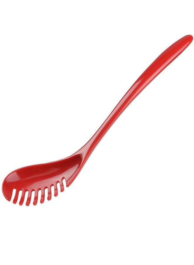 1 X Gourmac Red Pasta Spoon 12.75"