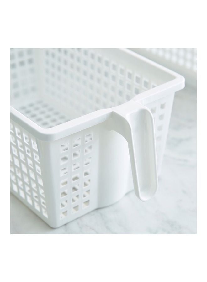 1-Pack Small Storage boxes, Storage Baskets for Shelves, Storage Bins with Handles, Decorative Closet Organizers Boxes - Image 4