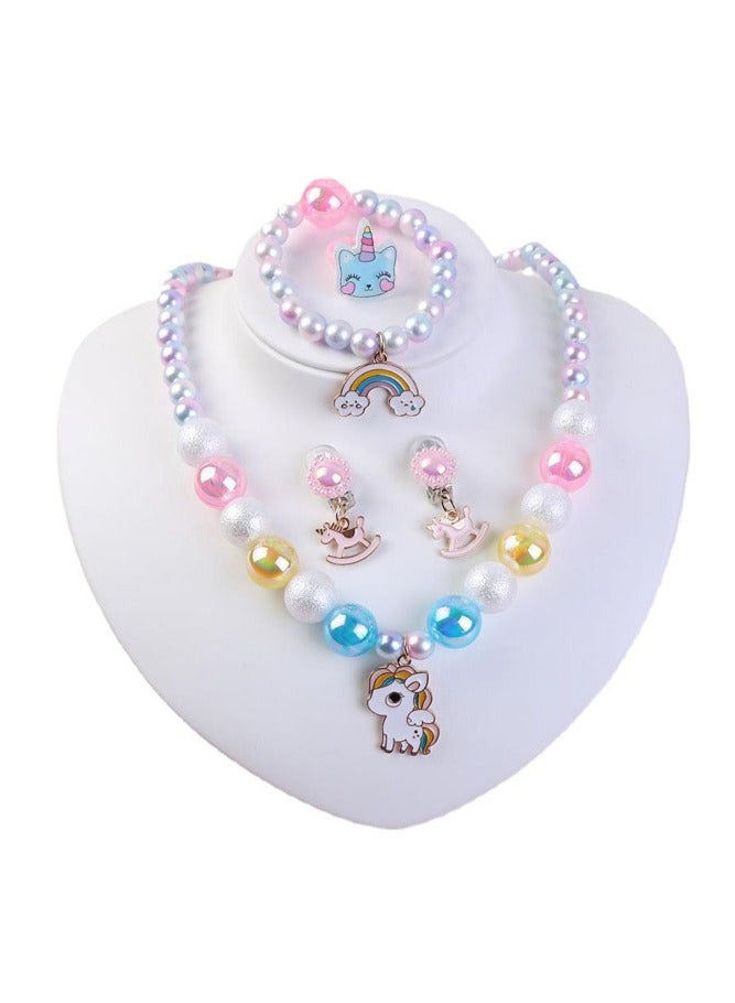 بالمعنى قلادات أطفال، مجموعات إكسسوارات أطفال، هدايا لطيفة - Image 2