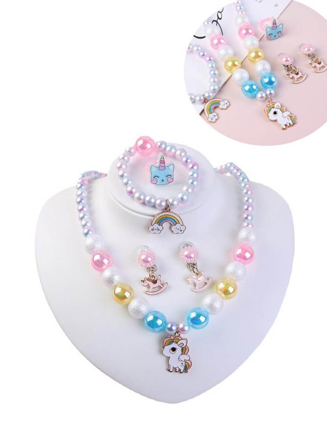 بالمعنى قلادات أطفال، مجموعات إكسسوارات أطفال، هدايا لطيفة - Image 1