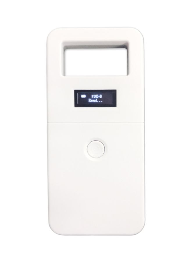 NIBEMINENT Digital Handheld Pet ID Chip Scanner White 17.50x3x17cm - Image 1
