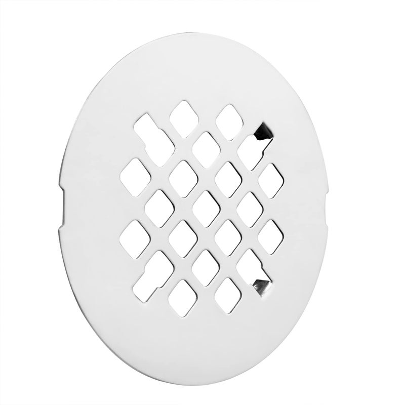 Artiwell 4-1/4Od Snap-In Shower Drain Cover Round Shower Drain Strainer Grid Replacement Cover Designed For Long-Lasting(Chrome Plated) - Image 5