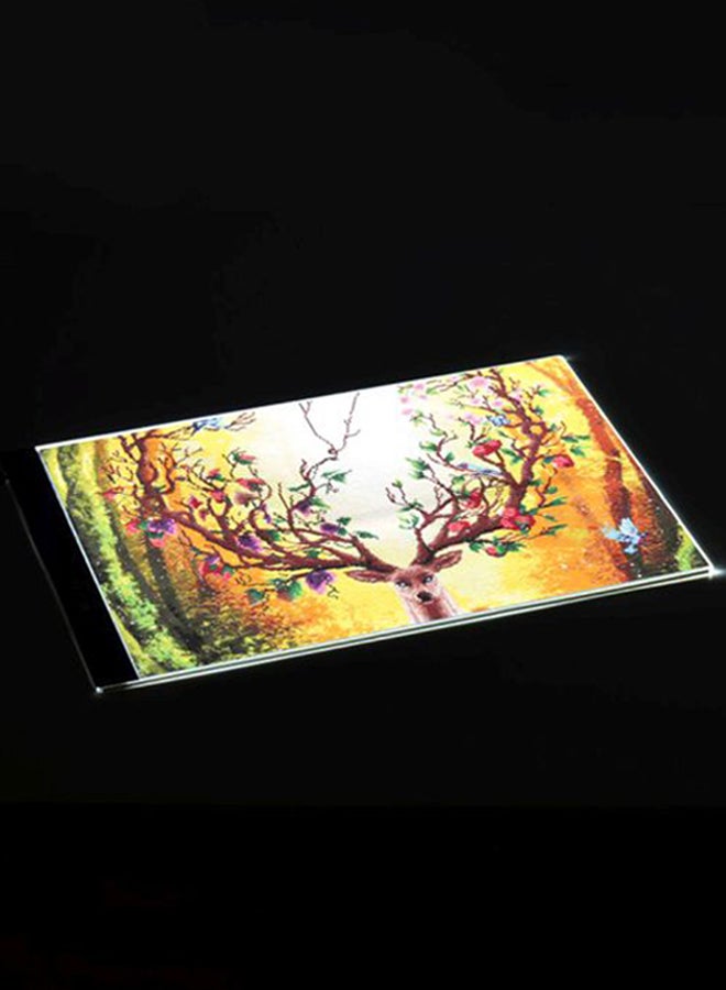 LED Light Box Drawing Tracing Board White/Black - Image 3